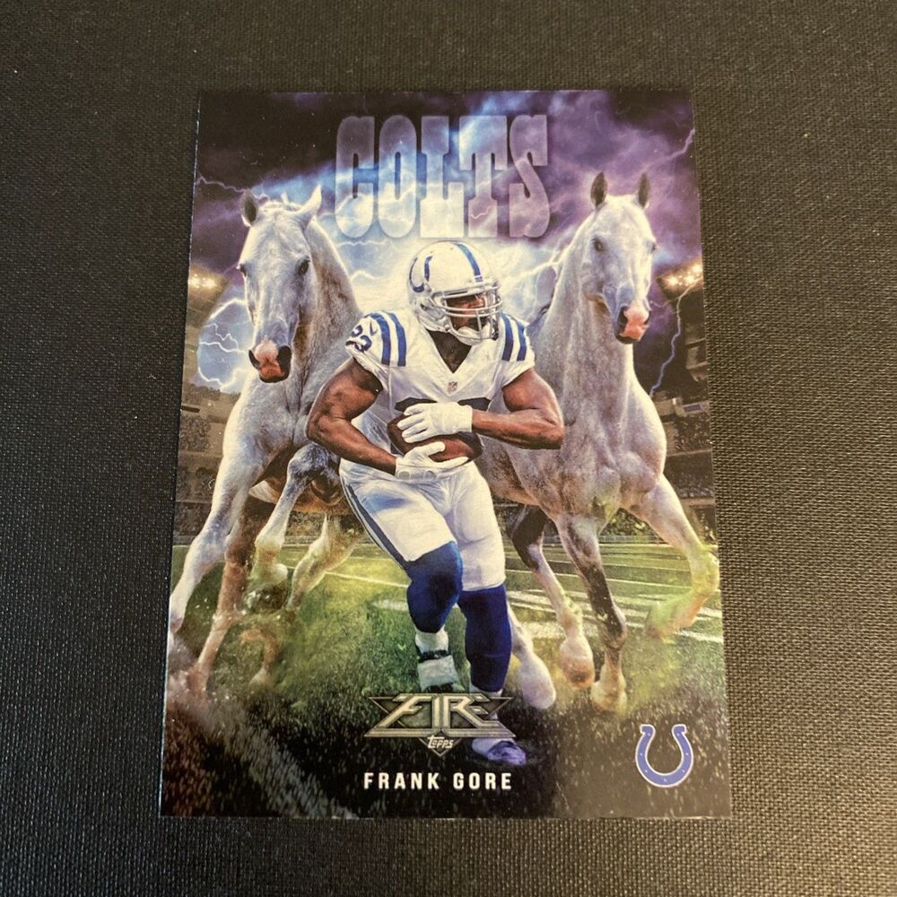2015 Topps Fire Frank Gore Into the Wild Indianapolis Colts ITW-FG